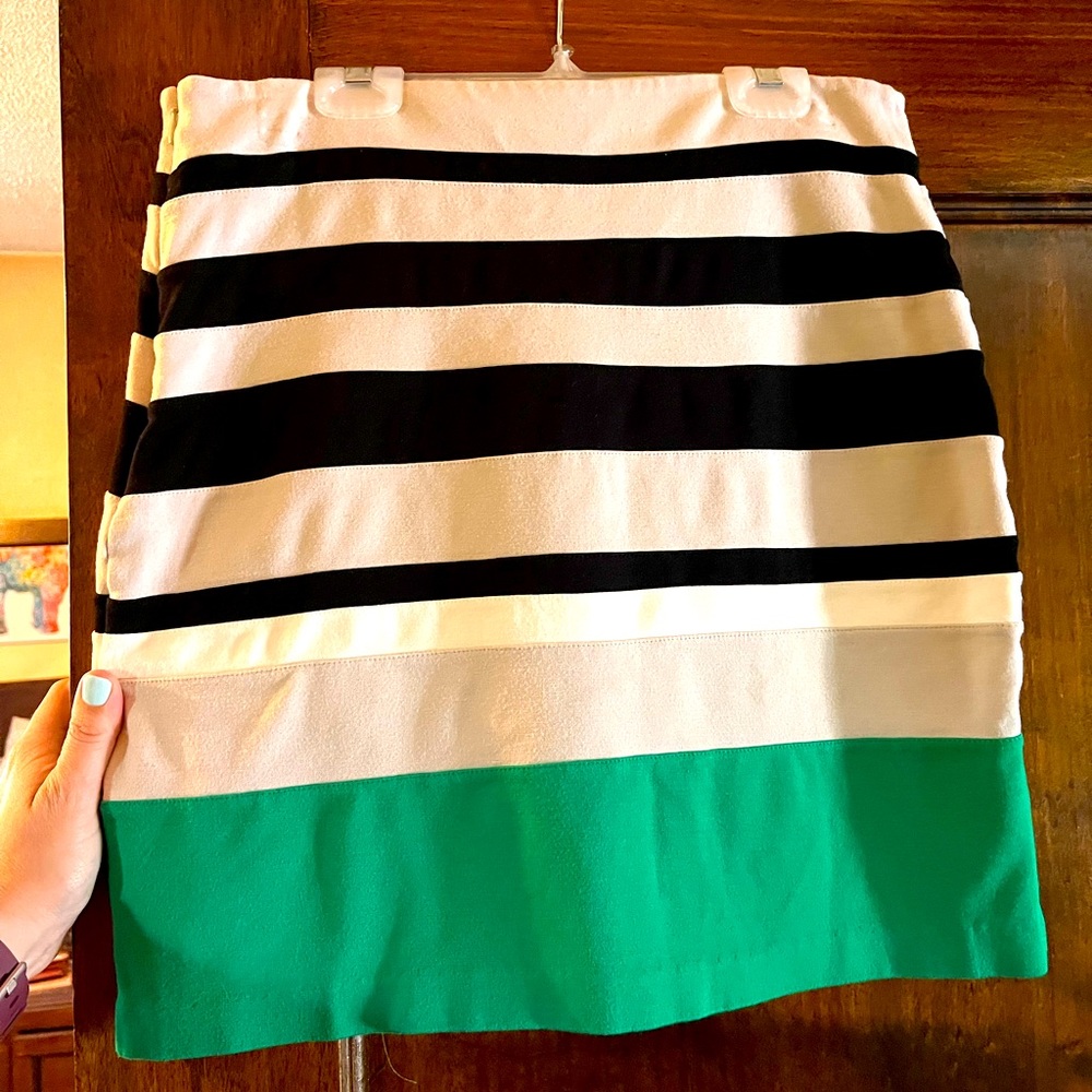 Express striped skirt